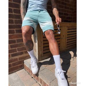 ASOS Liquor n Poker Ice cream tie dye denim shorts